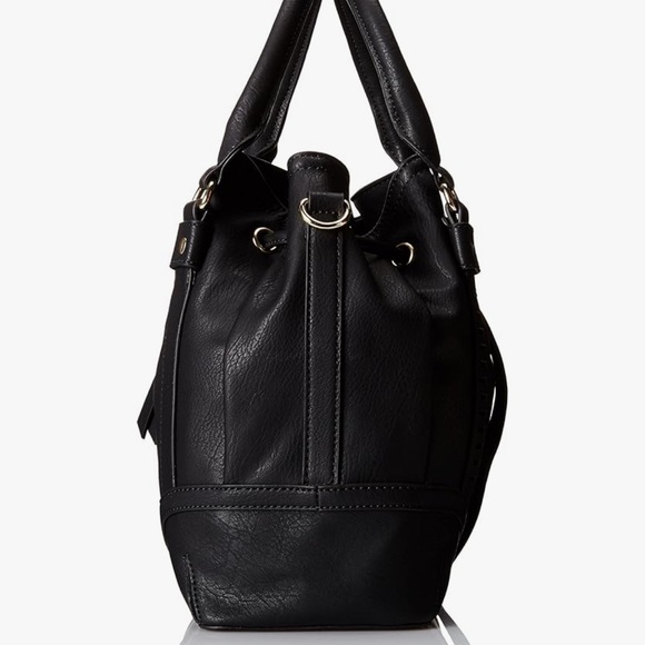 Jessica Simpson Black Erica Drawstring Bag - Picture 5 of 9